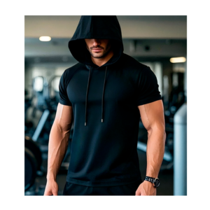 Playera deportiva con capucha