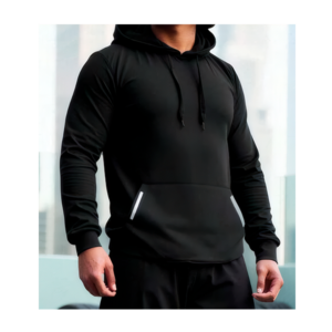 Sudadera con capucha de manga larga